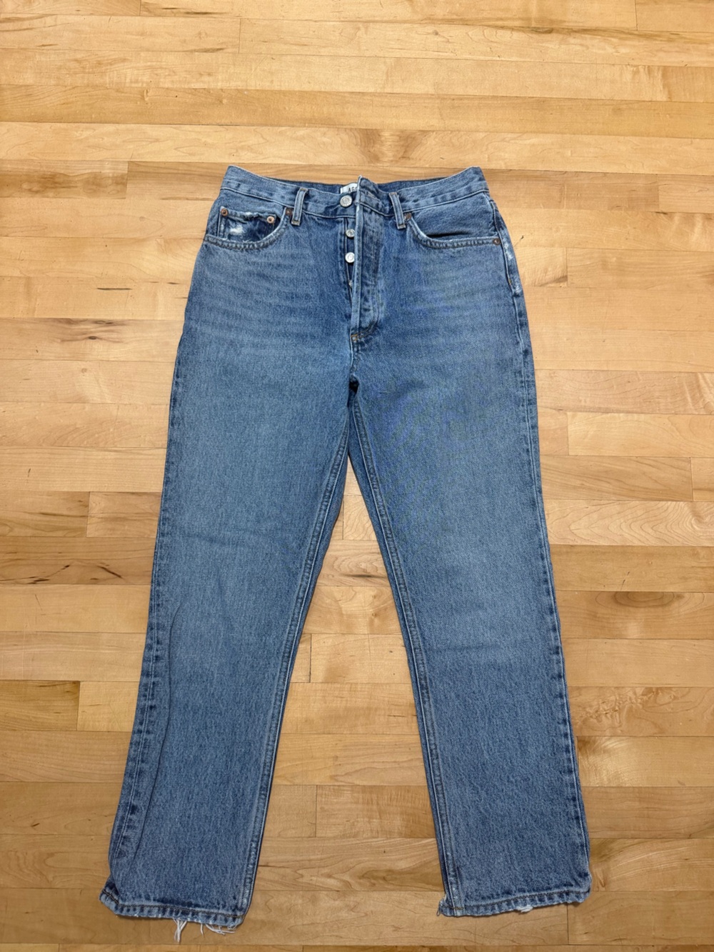 Agolde High-Rise Women's Blue Jeans